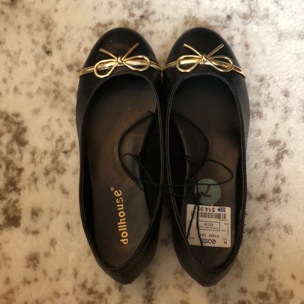 Black Ballet Flats